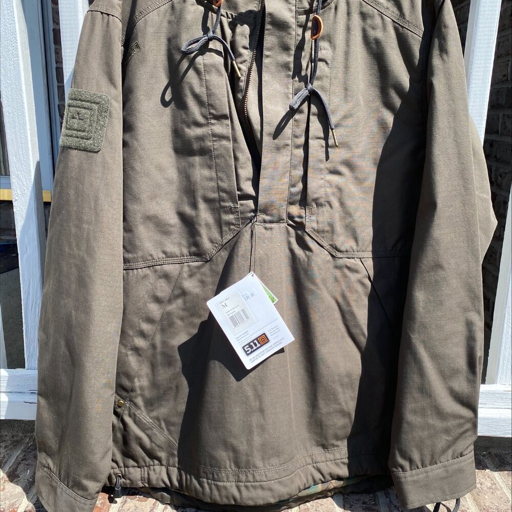 5.11 Tactical Taclite Anorak Jacket Tundra Mens M **NWT**